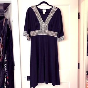 Donna Morgan Kimono Sleeve Knit Dress 14 - Worn 1x